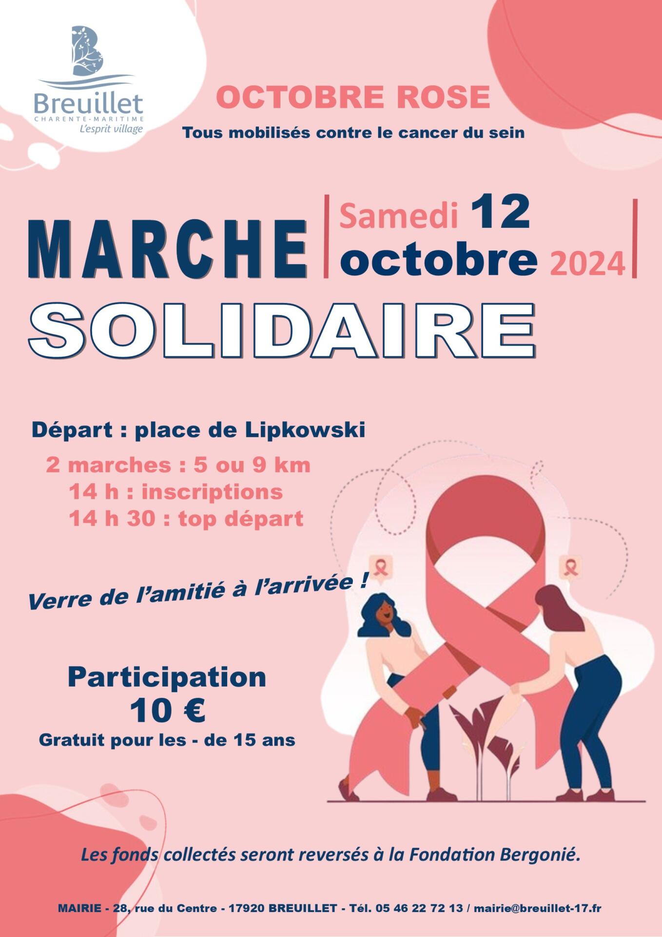 OCTOBRE ROSE : marche solidaire