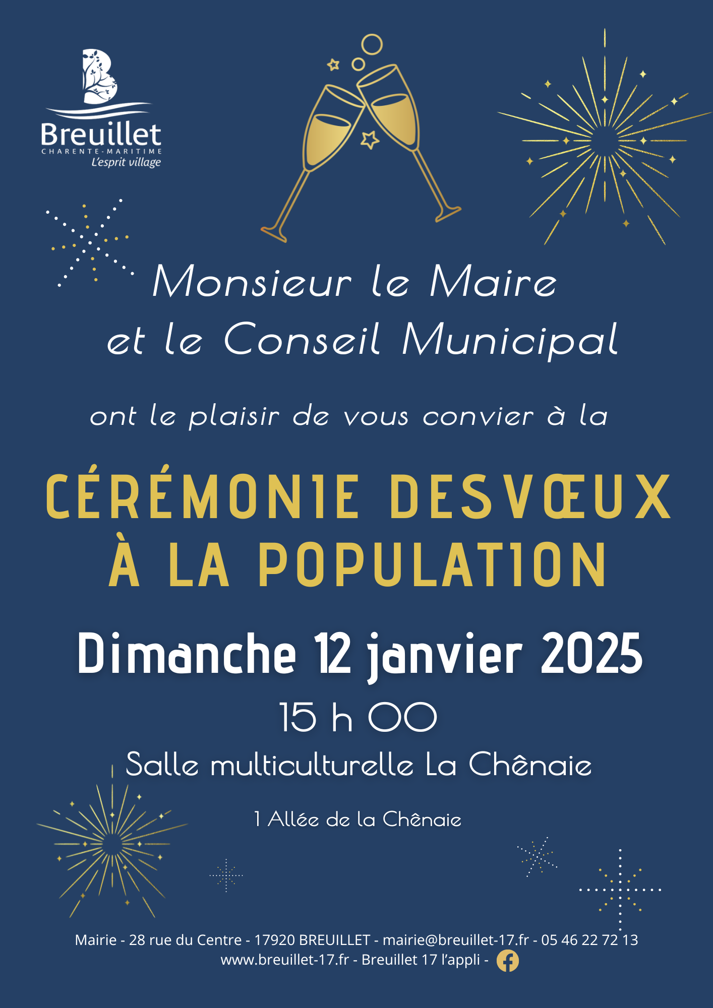 Cérémonie des vœux à la population